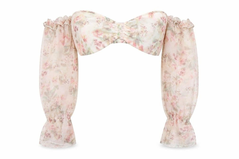 Womens UK Size 14 I SAW IT FIRST Pink Cropped Blouse