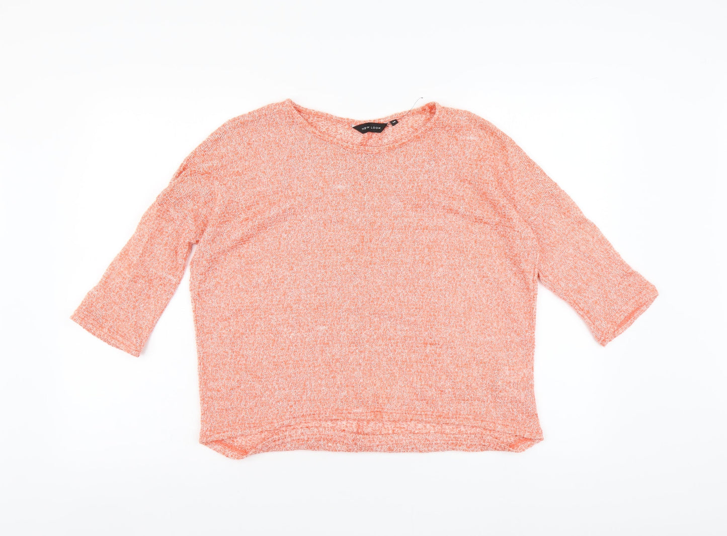 Womens UK Size 10 New Look Orange Basic Blouse