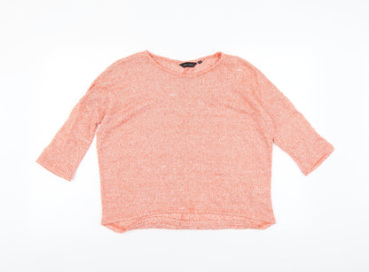 Womens UK Size 10 New Look Orange Basic Blouse