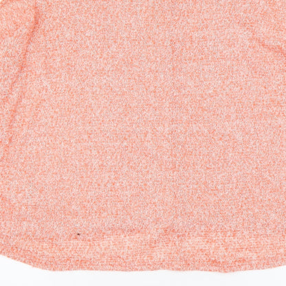 Womens UK Size 10 New Look Orange Basic Blouse