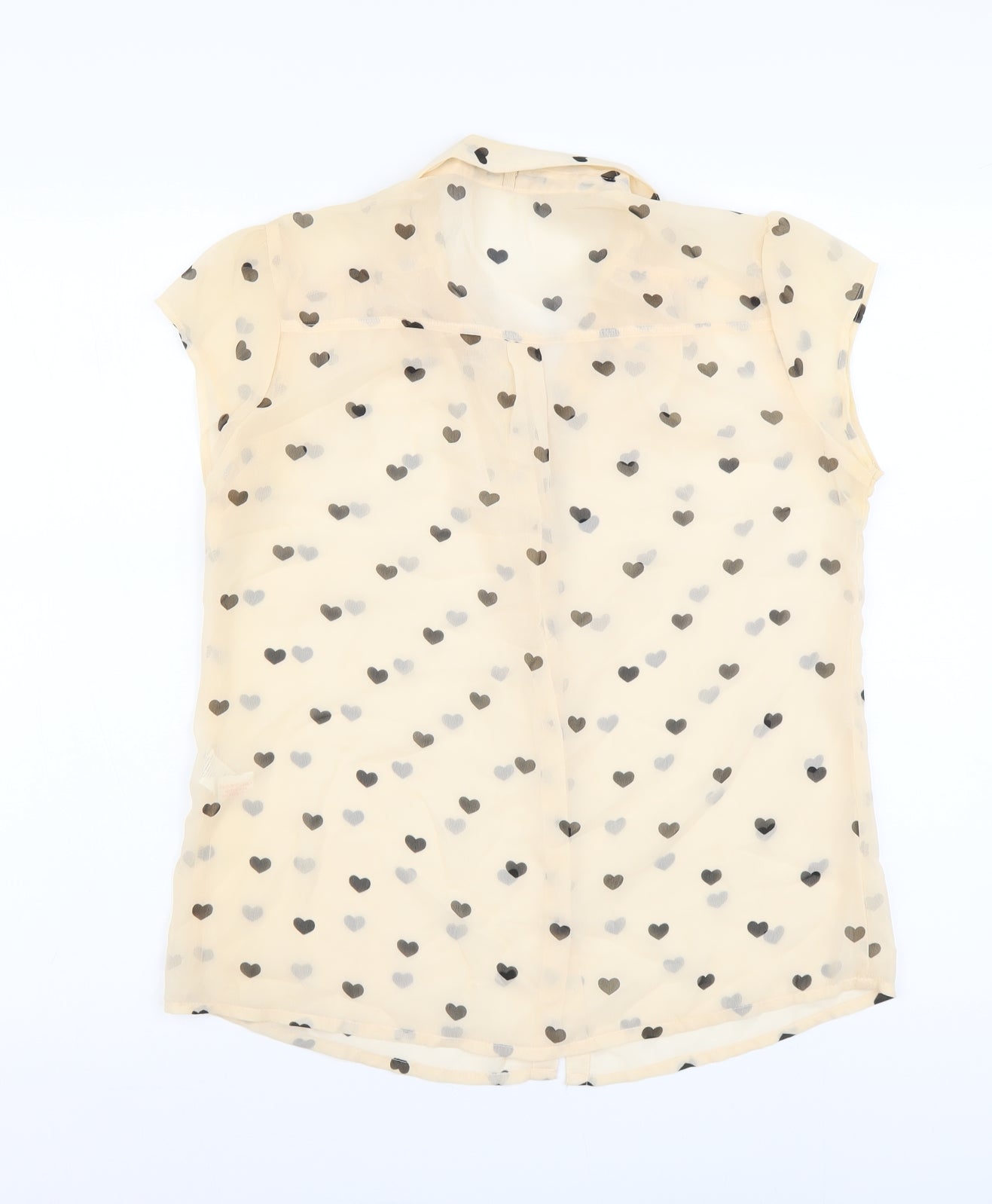 Womens UK Size 12 Atmosphere Beige Basic Button-Up