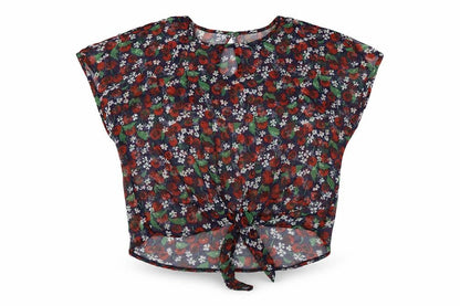 Atmosphere Womens Multicoloured Geometric Polyester Basic Blouse Size 8 Round Neck