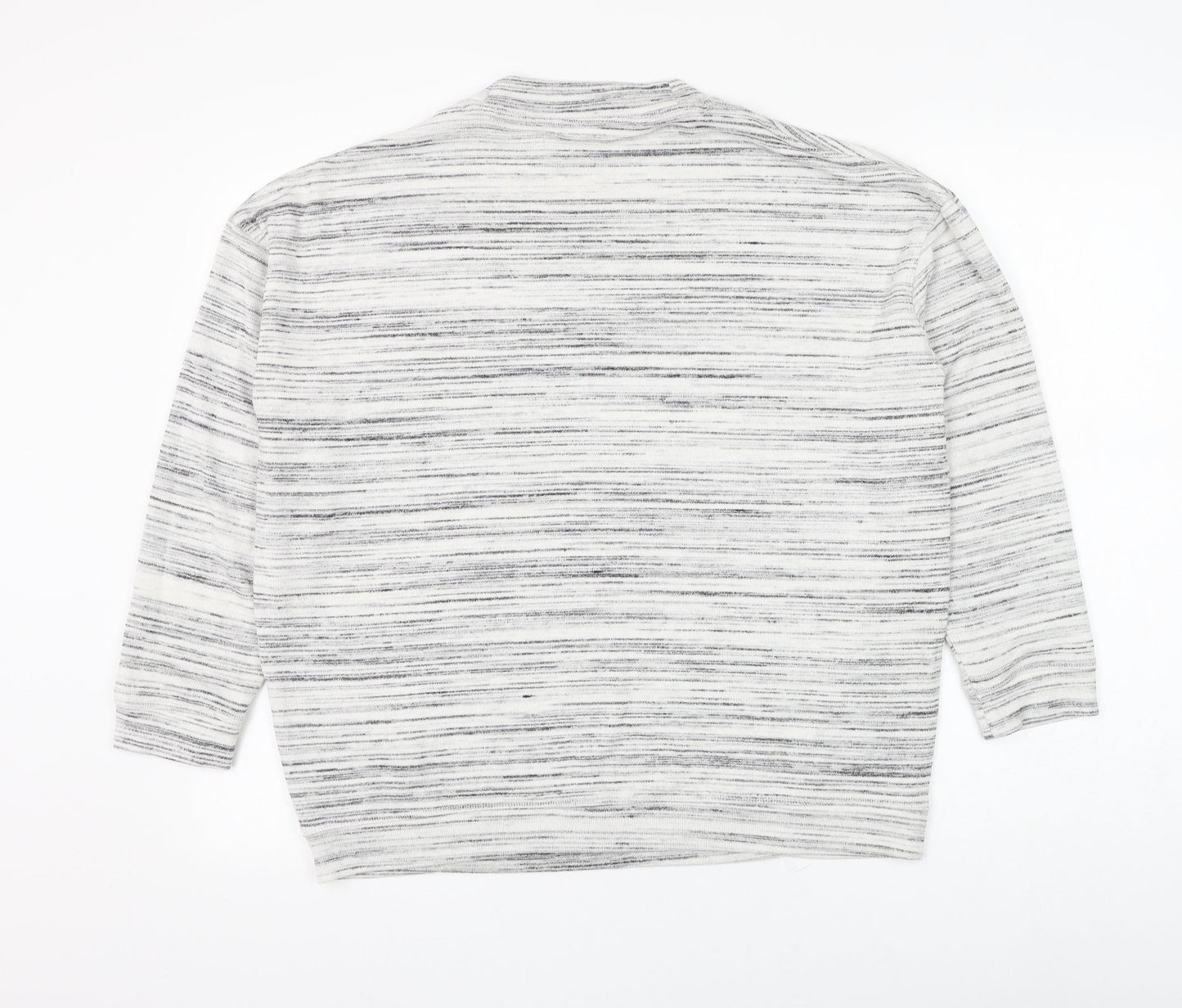 Womens UK Size 14 Marks and Spencer White Pullover Jumper