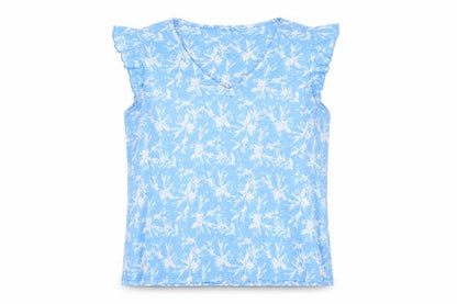 Womens UK Size XL Dunnes Stores Blue Basic T-Shirt