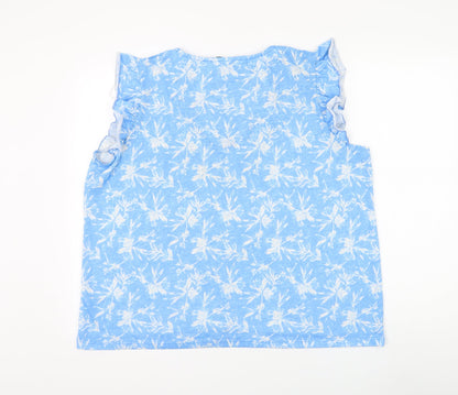 Womens UK Size XL Dunnes Stores Blue Basic T-Shirt
