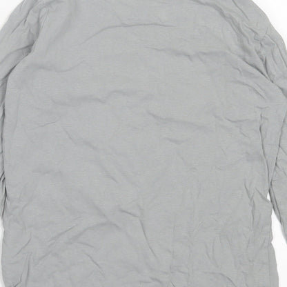 Dunnes Boys Grey Cotton Basic Casual Size 6-7 Years Crew Neck Pullover