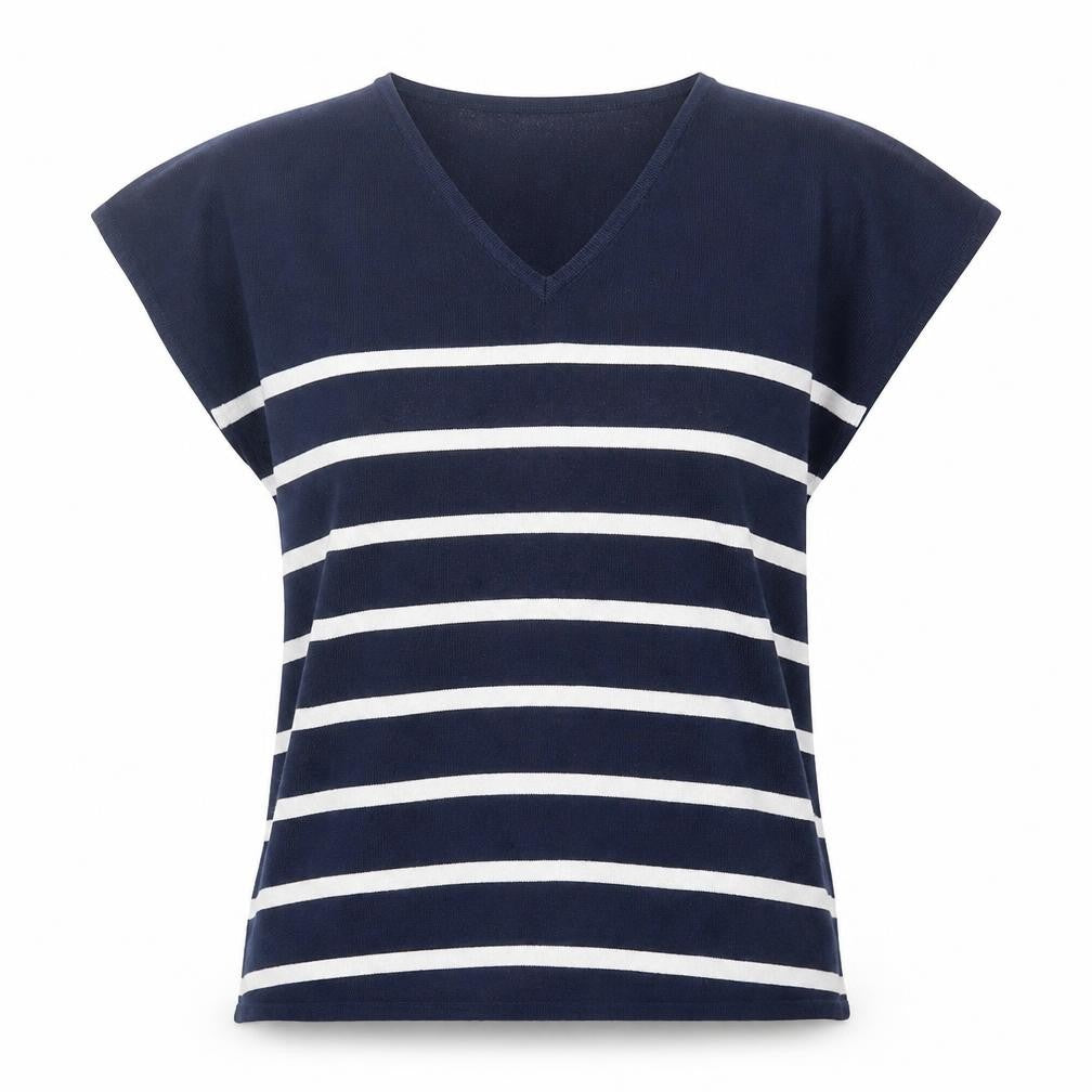 Womens UK Size XS Dunnes Stores Blue Basic T-Shirt