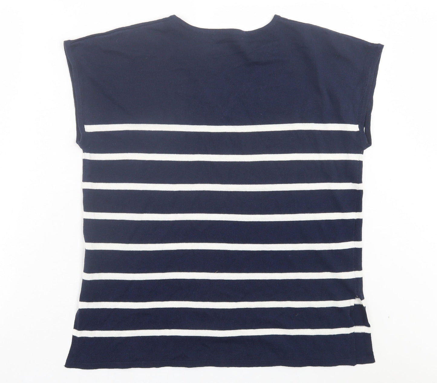 Womens UK Size XS Dunnes Stores Blue Basic T-Shirt