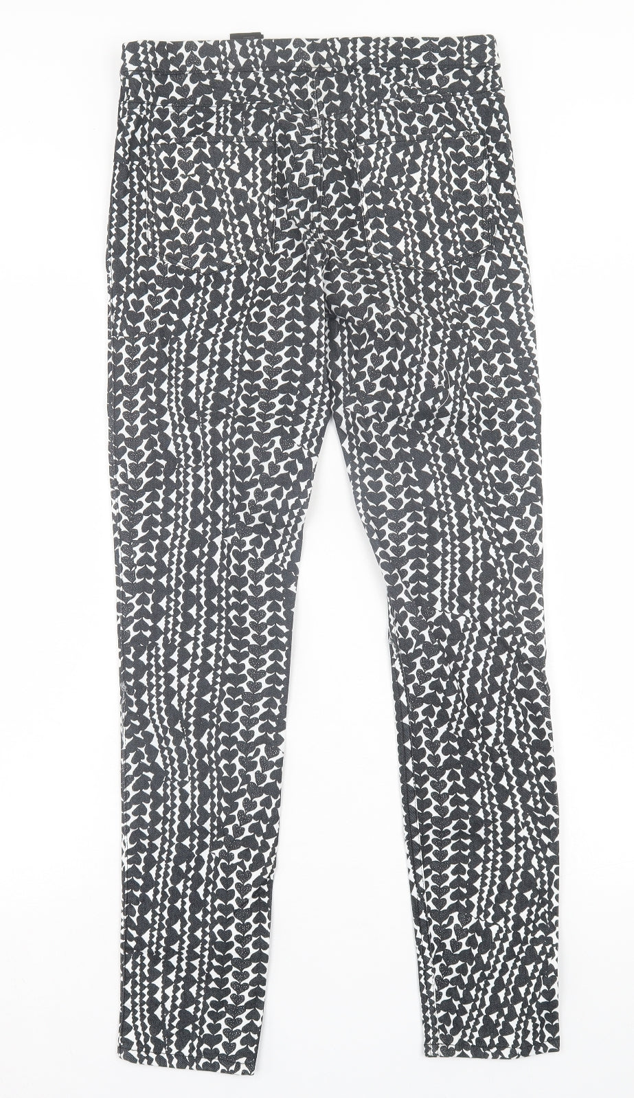 Womens UK Size 10 H&M Regular Fit Jegging Black Trousers