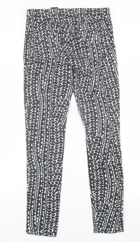 Womens UK Size 10 H&M Regular Fit Jegging Black Trousers
