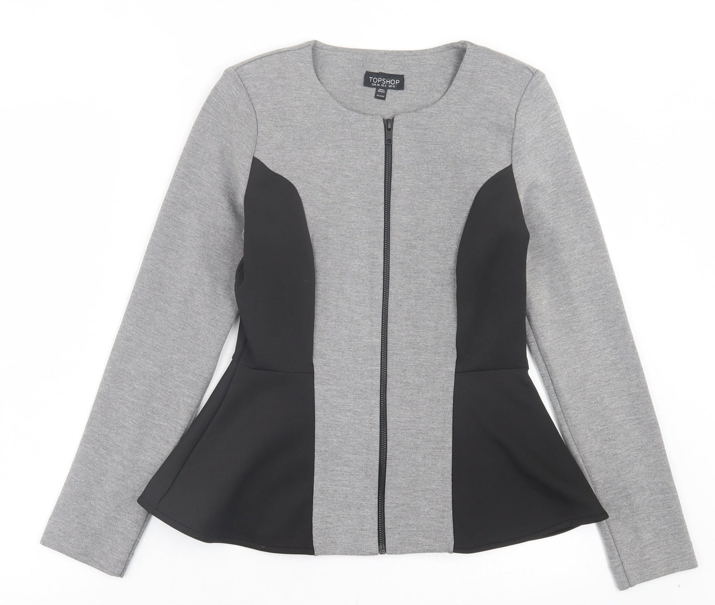 Womens UK Size 10 Topshop Grey Jacket