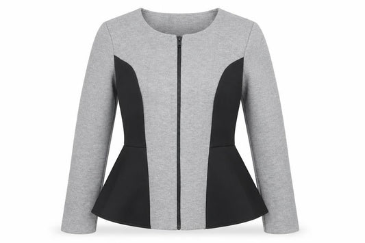 Womens UK Size 10 Topshop Grey Jacket