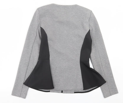 Womens UK Size 10 Topshop Grey Jacket