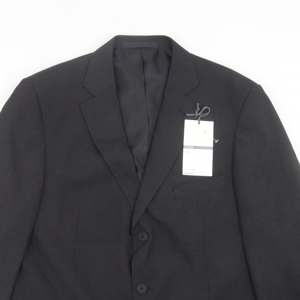 Mens UK Size 42 Marks and Spencer Regular Grey Suit Jacket