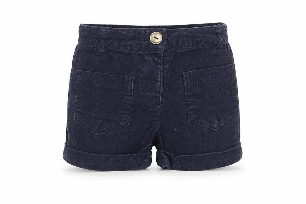 Dunnes Boys Blue Cotton Cropped Trousers Size 18-24 Months Button