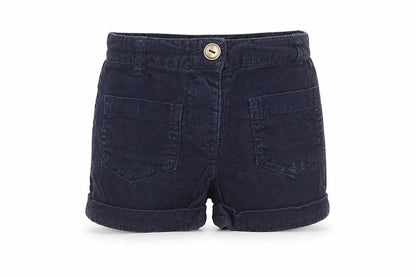 Dunnes Boys Blue Cotton Cropped Trousers Size 18-24 Months Button