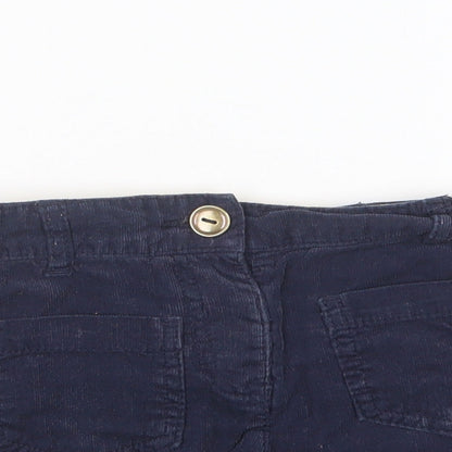 Dunnes Stores Boys Blue Cotton Cropped Trousers Size 18-24 Months Button