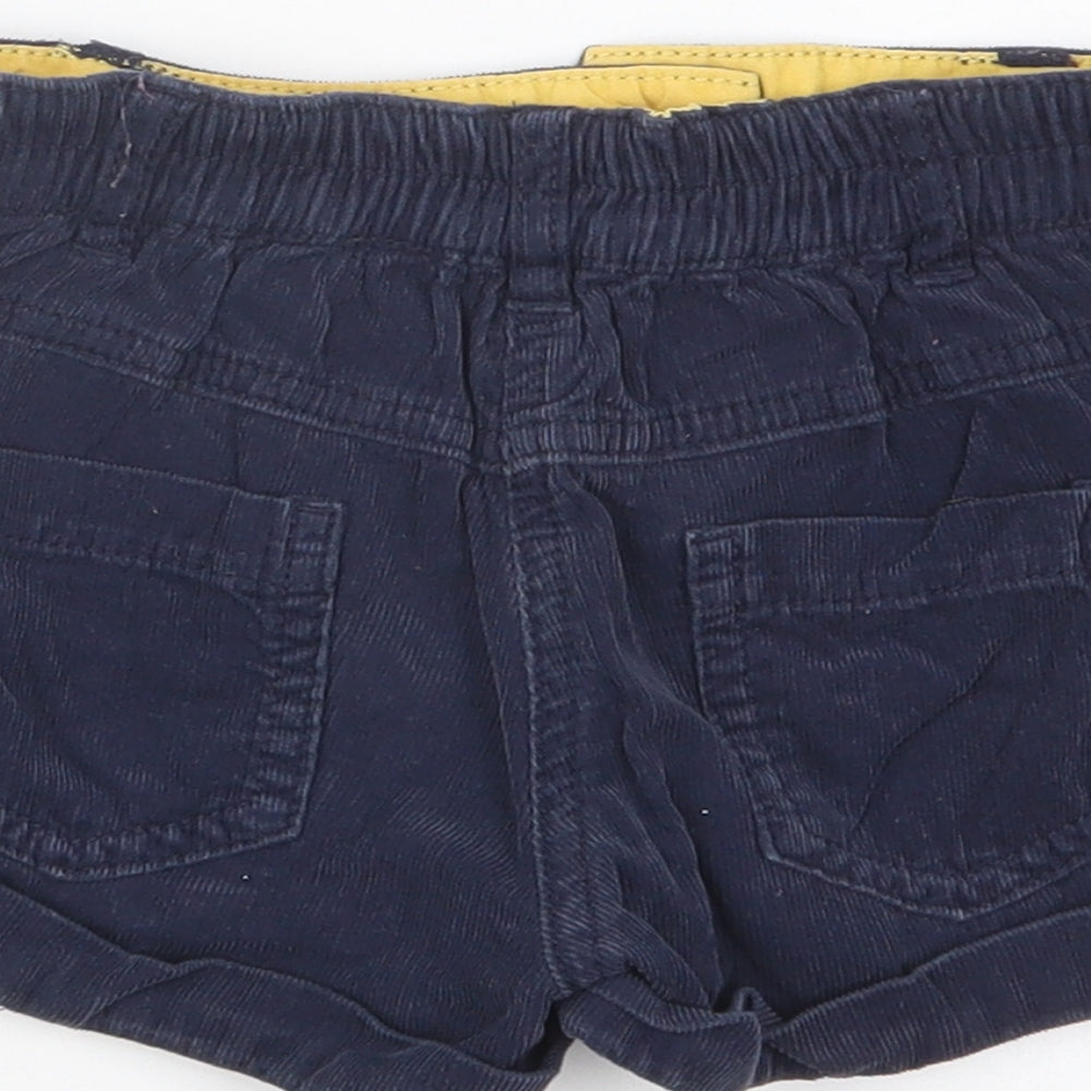Dunnes Stores Boys Blue Cotton Cropped Trousers Size 18-24 Months Button