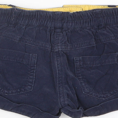 Dunnes Stores Boys Blue Cotton Cropped Trousers Size 18-24 Months Button