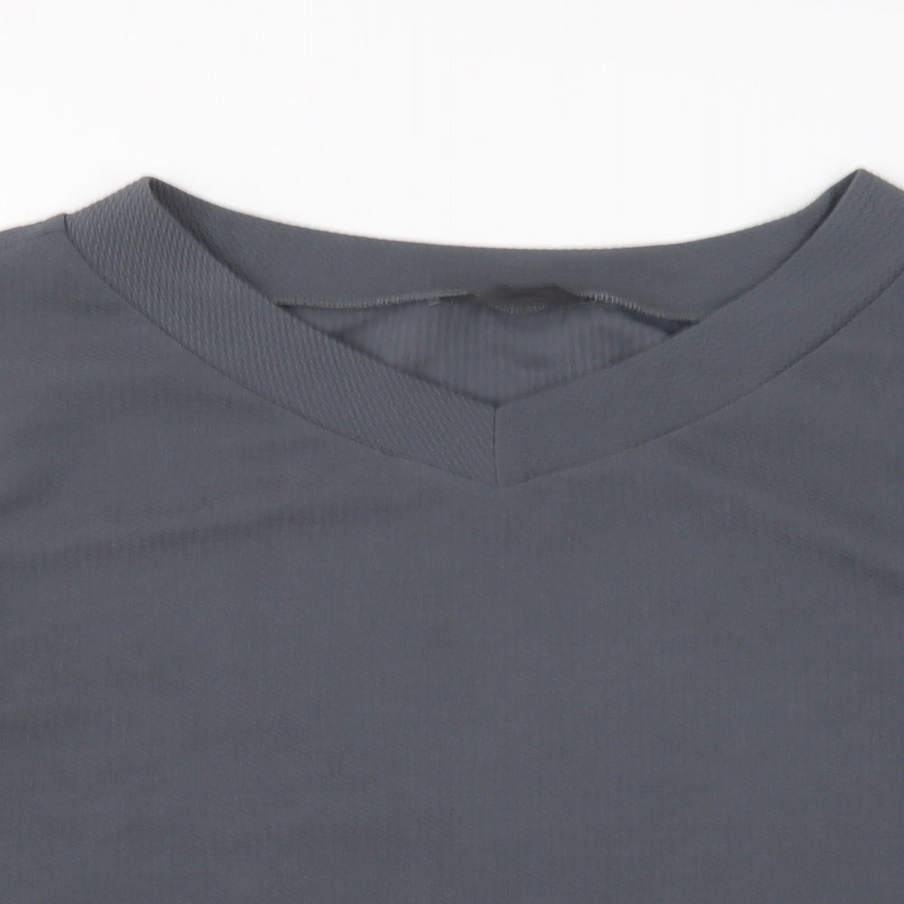 SheIn Womens Grey Polyester Pullover Sweatshirt Size M Pullover