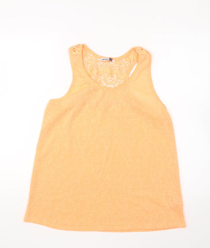 Womens UK Size 14 PEP&CO Orange Basic Tank