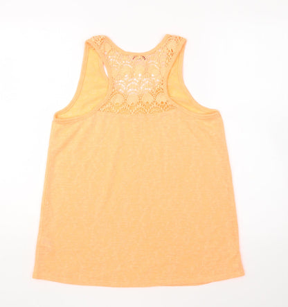 Womens UK Size 14 PEP&CO Orange Basic Tank