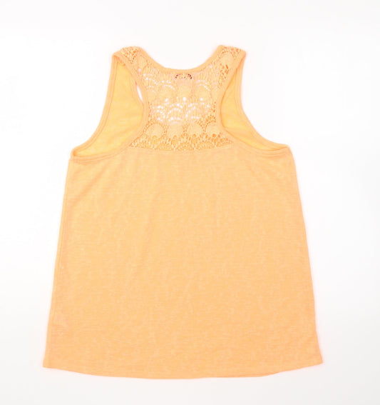 Womens UK Size 14 PEP&CO Orange Basic Tank