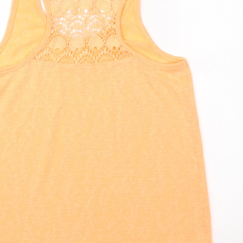 Womens UK Size 14 PEP&CO Orange Basic Tank