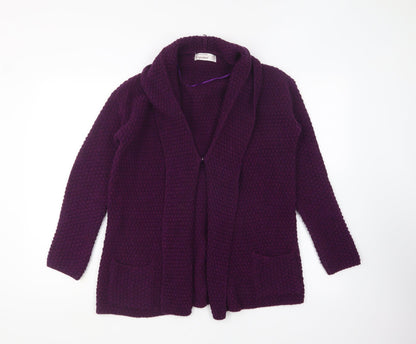 Womens UK Size S Dunnes Stores Purple Cardigan Jumper