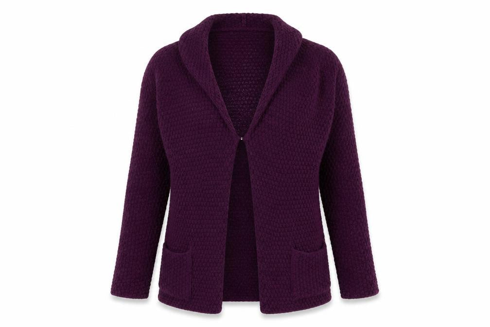 Womens UK Size S Dunnes Stores Purple Cardigan Jumper
