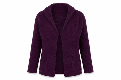 Womens UK Size S Dunnes Stores Purple Cardigan Jumper