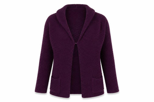 Womens UK Size S Dunnes Stores Purple Cardigan Jumper