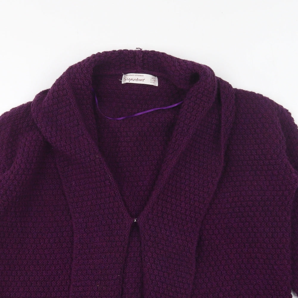 Womens UK Size S Dunnes Stores Purple Cardigan Jumper