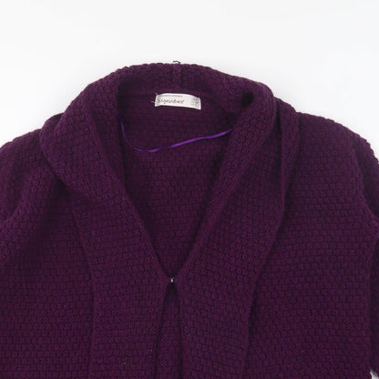 Womens UK Size S Dunnes Stores Purple Cardigan Jumper