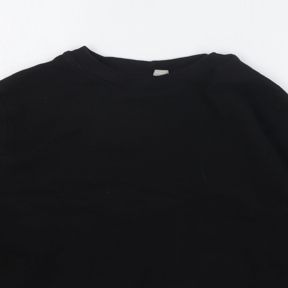 Womens UK Size 8 ASOS Black Pullover Sweatshirt
