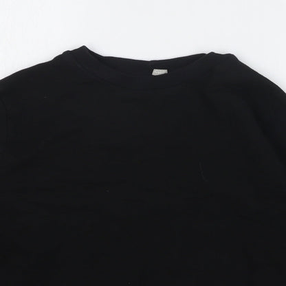 Womens UK Size 8 ASOS Black Pullover Sweatshirt
