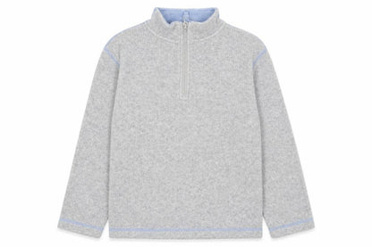 Ladybird Boys Grey Polyester Pullover Sweatshirt Size 9-10 Years Zip