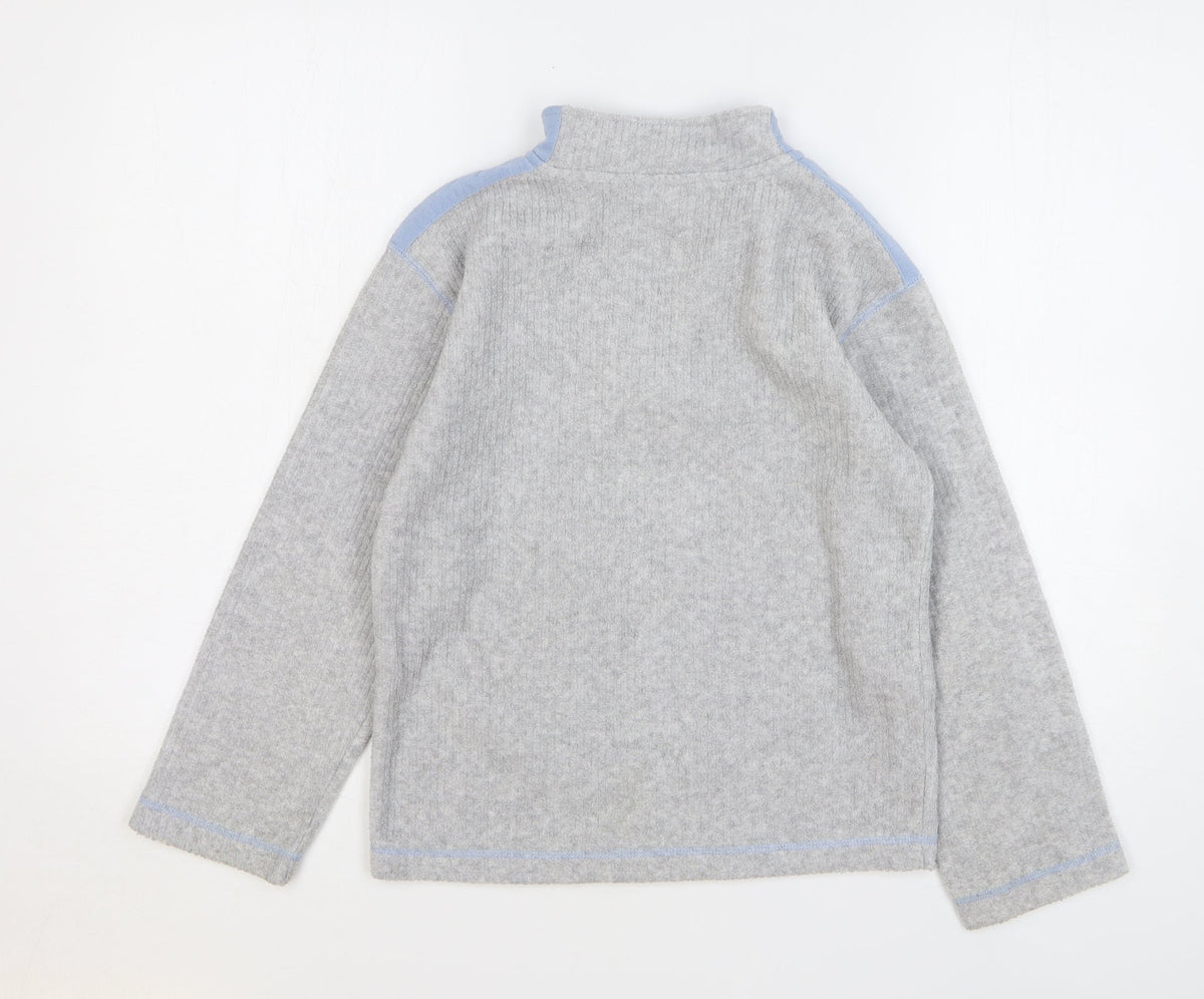 Ladybird Boys Grey Polyester Pullover Sweatshirt Size 9-10 Years Zip