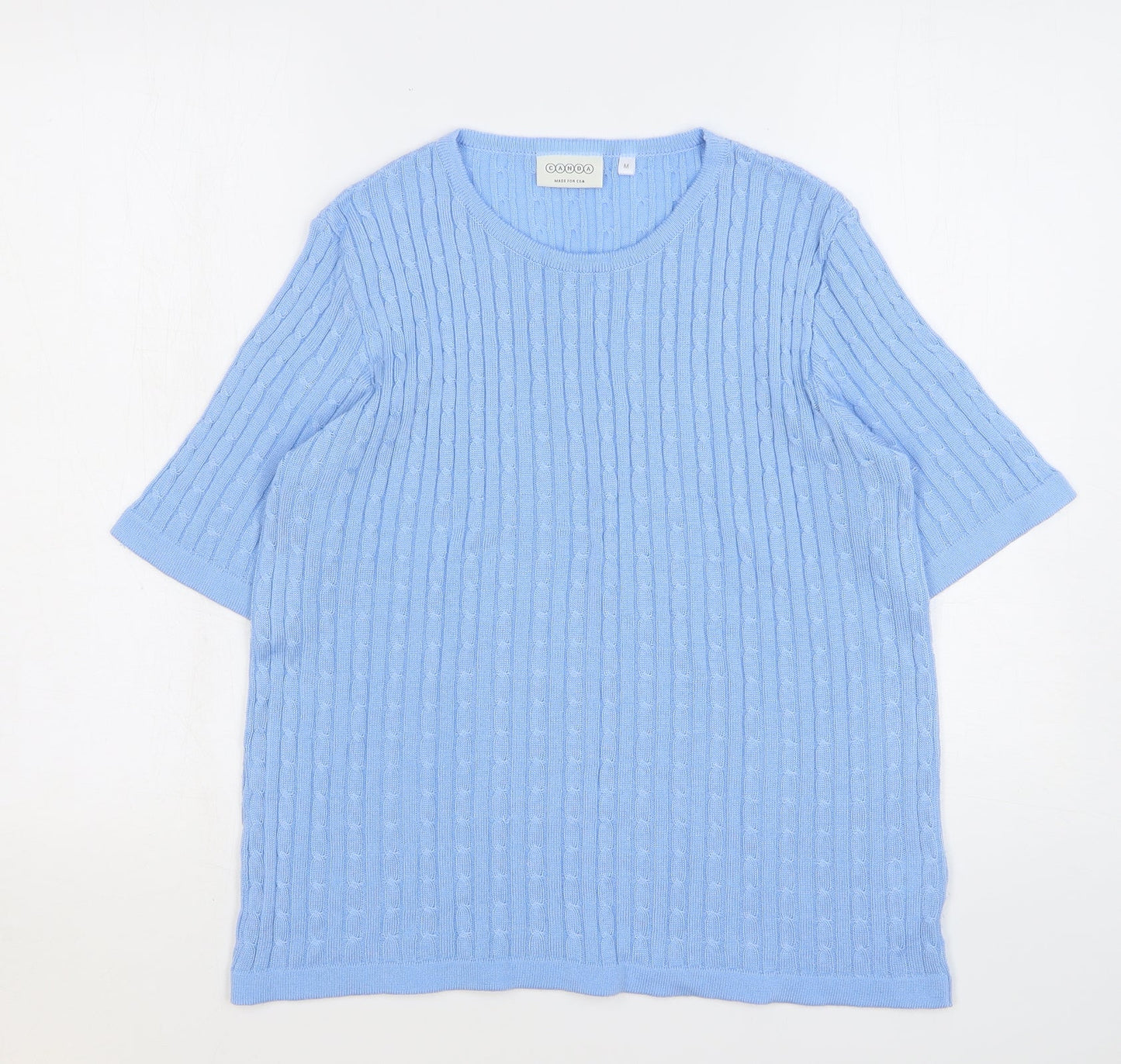 Womens UK Size M Canda Blue Pullover Jumper