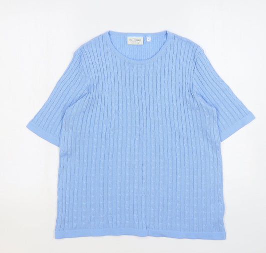 Womens UK Size M Canda Blue Pullover Jumper