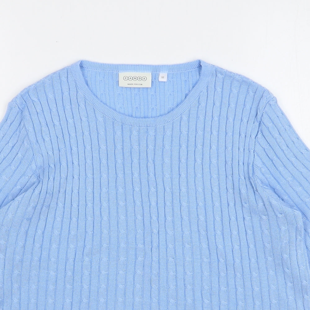 Womens UK Size M Canda Blue Pullover Jumper