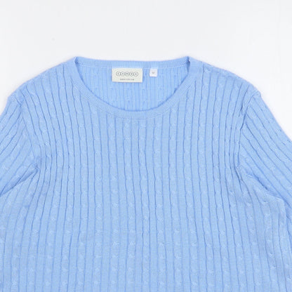 Womens UK Size M Canda Blue Pullover Jumper