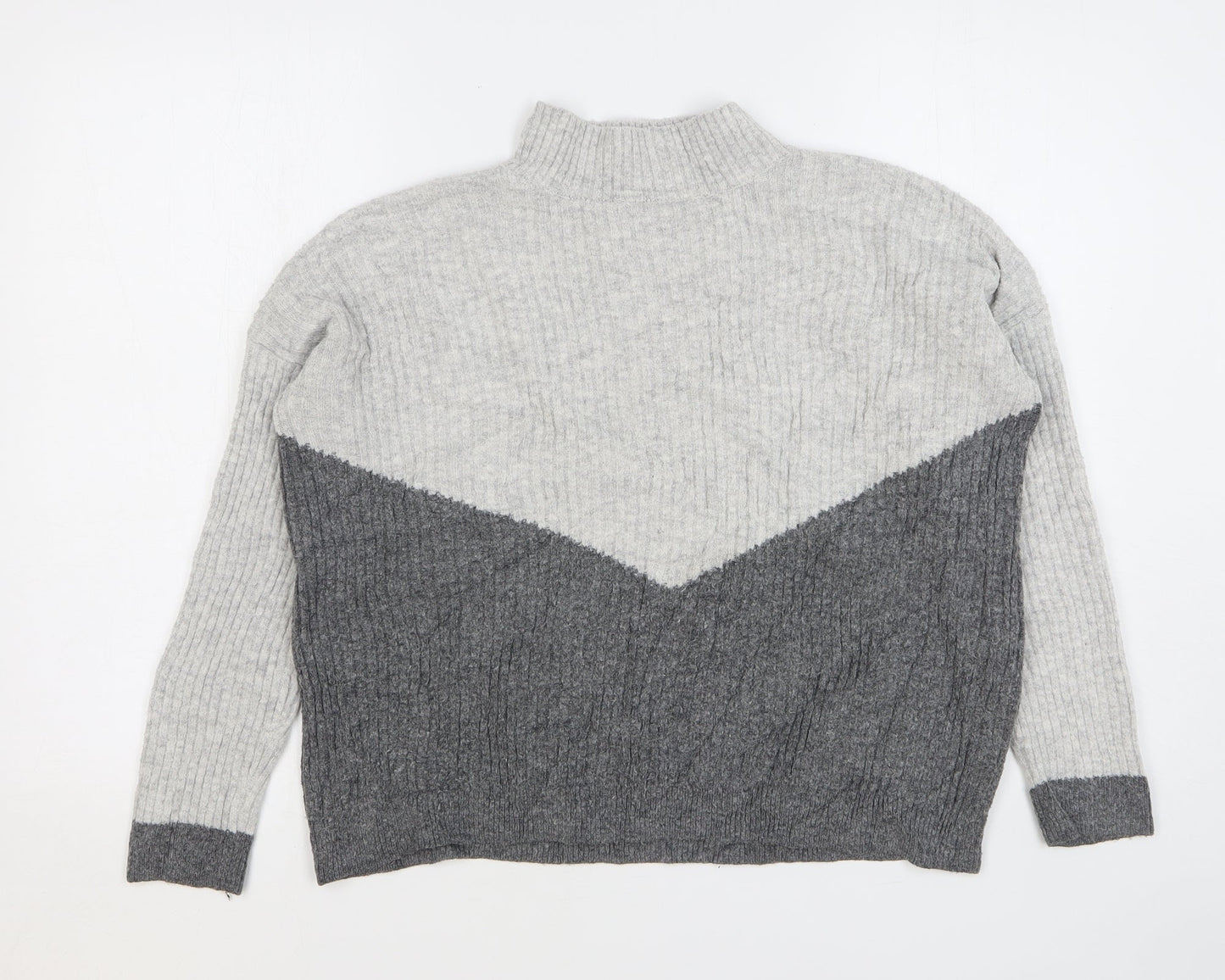 Womens UK Size S Marks and Spencer Grey Pullover Jumper