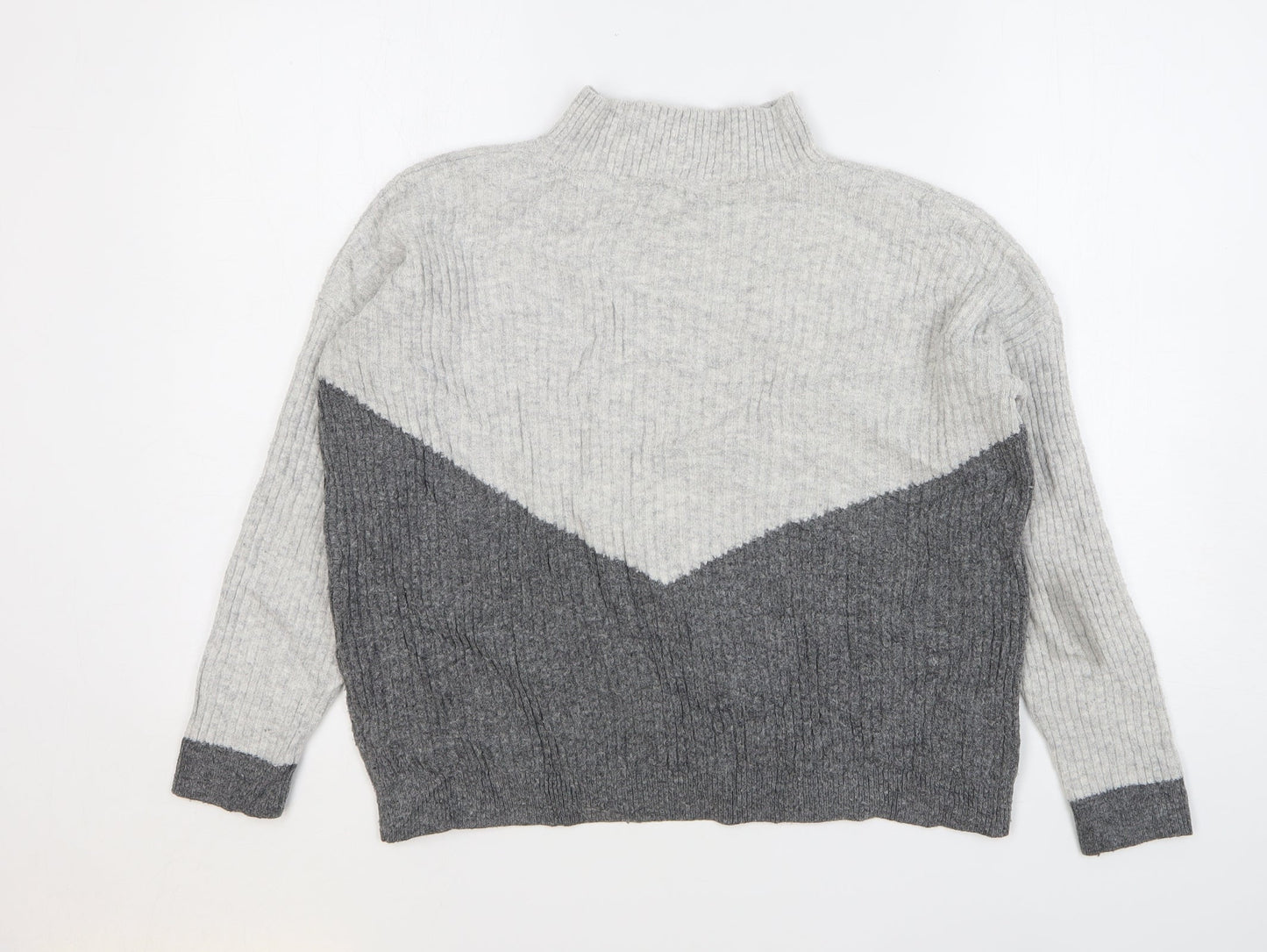 Womens UK Size S Marks and Spencer Grey Pullover Jumper