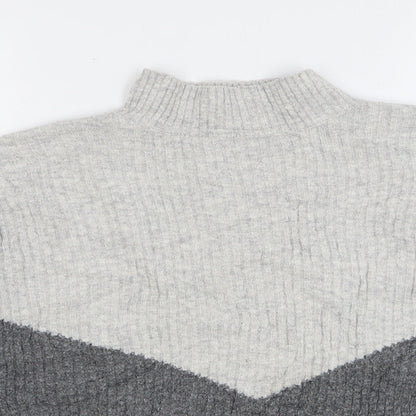 Womens UK Size S Marks and Spencer Grey Pullover Jumper