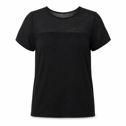 Womens UK Size S Noisy may Black Basic T-Shirt