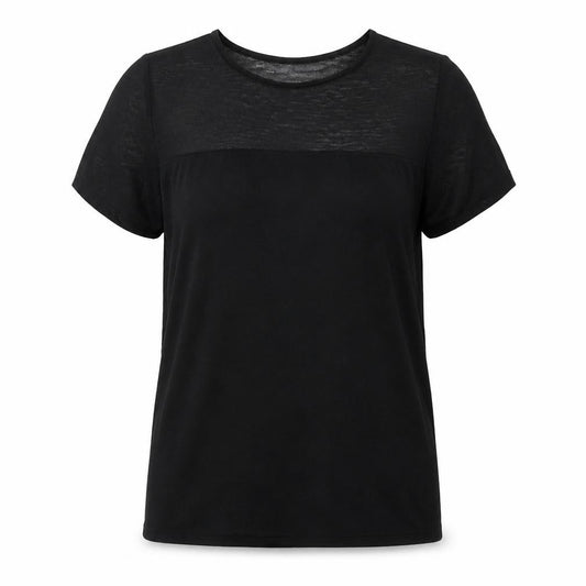 Womens UK Size S Noisy may Black Basic T-Shirt