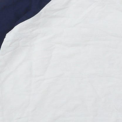 George Boys White Cotton Basic T-Shirt Size 6-7 Years Round Neck Pullover - Brooklyn Stakeboard