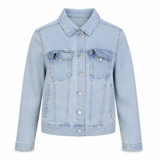 Pull&Bear Womens Blue Jacket Size S Button