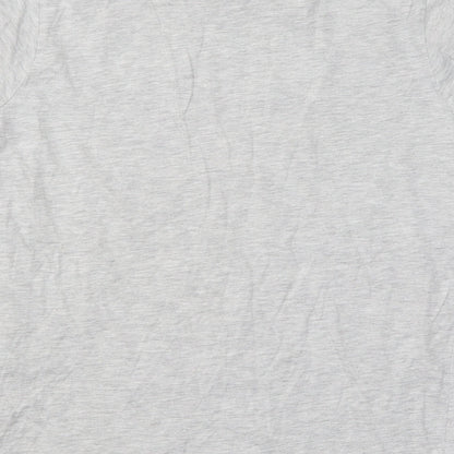 Jeff&Co Boys Grey Cotton Basic T-Shirt Size 11-12 Years Round Neck Pullover - Game Over